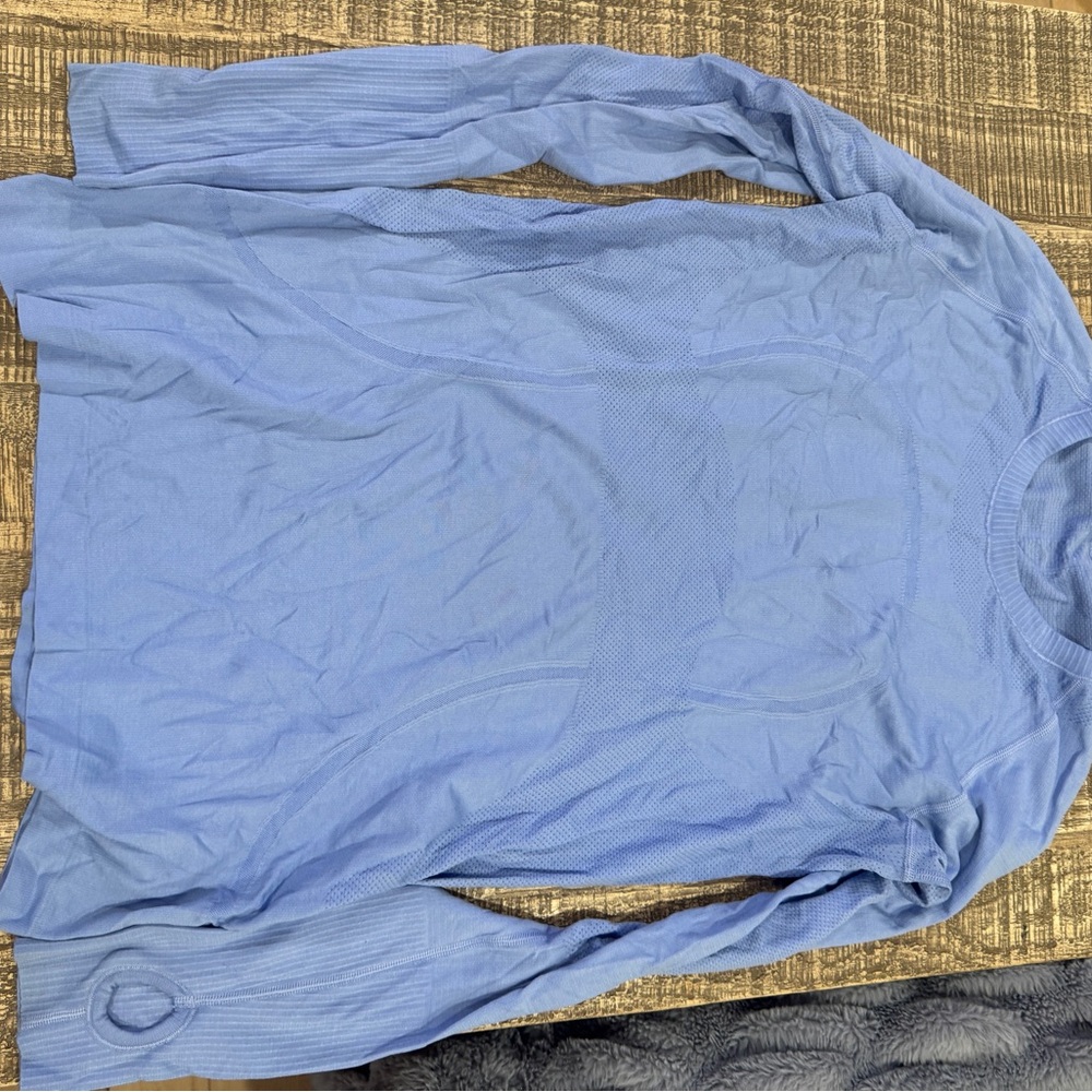 lululemon athletica Blue Long Sleeve Top